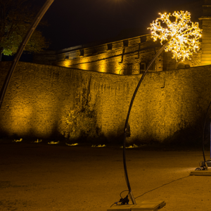 Pusteblume mit Aufsteller