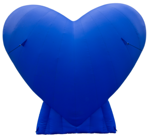 Blaues Herz